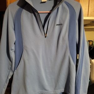 Craft Light Blue Half-Zip Pullover